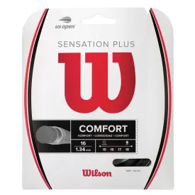 Wilson Sensation Plus 16 Tennis String Black
