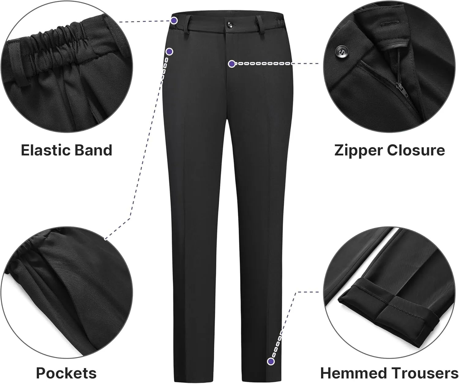Women's Business Suits for Work Professional 2 Piece Slim Fit Outfits for Women