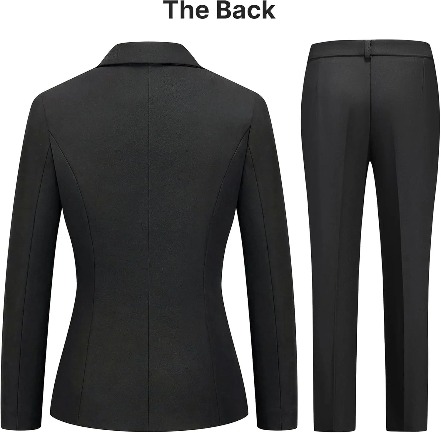 Women's Business Suits for Work Professional 2 Piece Slim Fit Outfits for Women