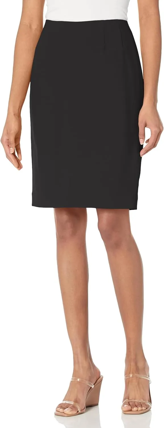 Women's Collarless 2 Button Jacket & Slim Skirt