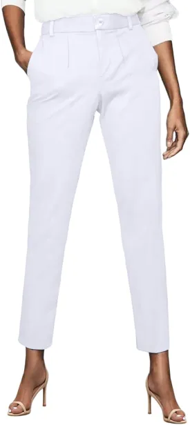 Womens Dress Pants High Stretch Straight Leg Black Pants for Work Business Casual with Pockets