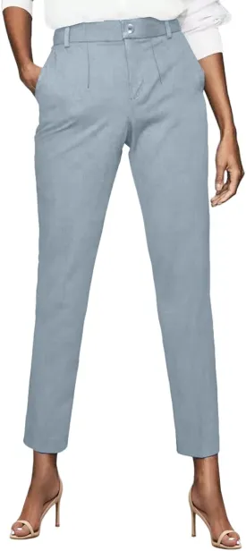 Womens Dress Pants High Stretch Straight Leg Black Pants for Work Business Casual with Pockets