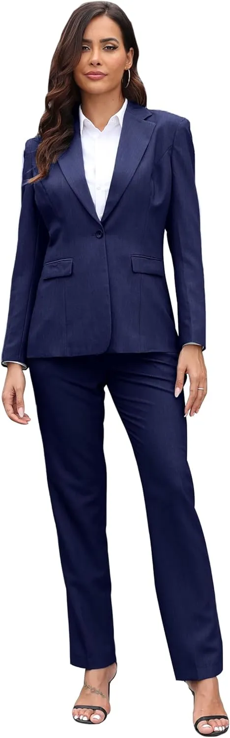 Women's Suits for Work Professional Womens Suits 2 Piece Set Business Suit for Women